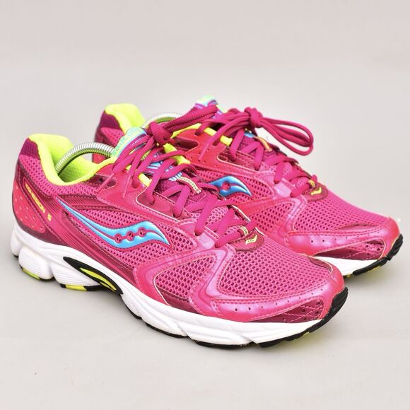 CLEAN VINTAGE SAUCONY WOMEN'S COHESION 16 SNEAKERS NEON FUCHSIA  PINK  12 US - Picture 11 of 11